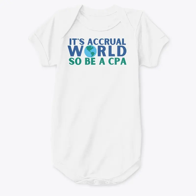 Accrual World Baby Onsie